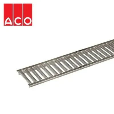 ACO Hexdrain ve Raindrain Parlak Paslanmaz Çelik Izgara - 1 m