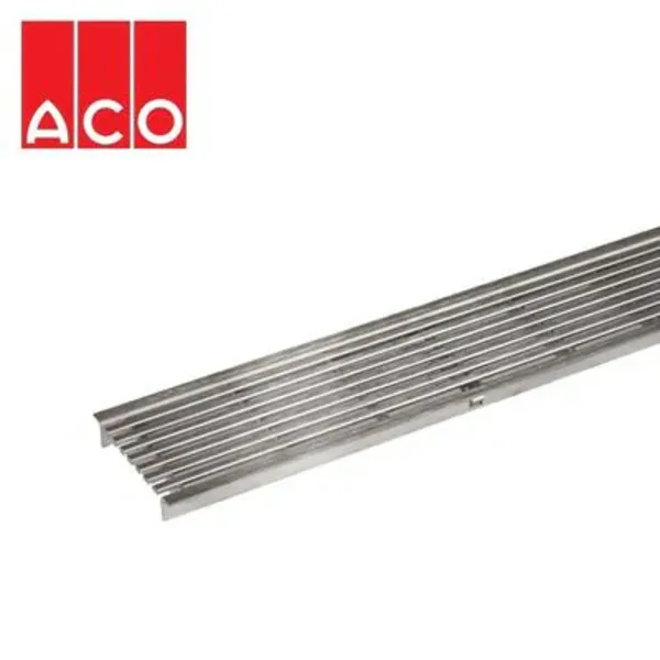 ACO Hexdrain ve Raindrain Wedge Wire Paslanmaz Çelik Izgara - 1 m