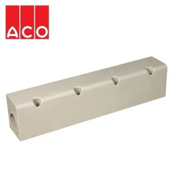 ACO KerbDrain HB405 Yarım Eğimli Perfore Orta Taş 25 mm Yükseltili