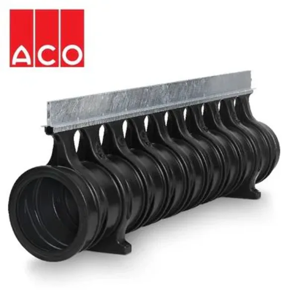 ACO Qmax 350 Slot Kanal Q-Slot Çelik Kenar Rayı 2 m