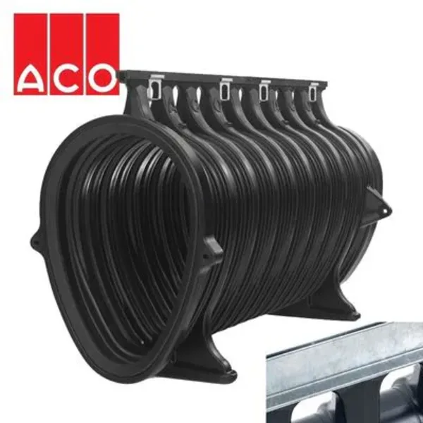 ACO Qmax 900 Slot Kanal Q-Slot Çelik Kenar Rayı 2 m