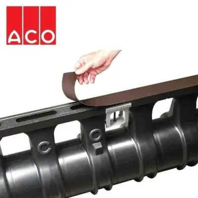 ACO Qmax Sfero Döküm Demir Kenar Ray Koruyucusu - 15. 25 m Roll