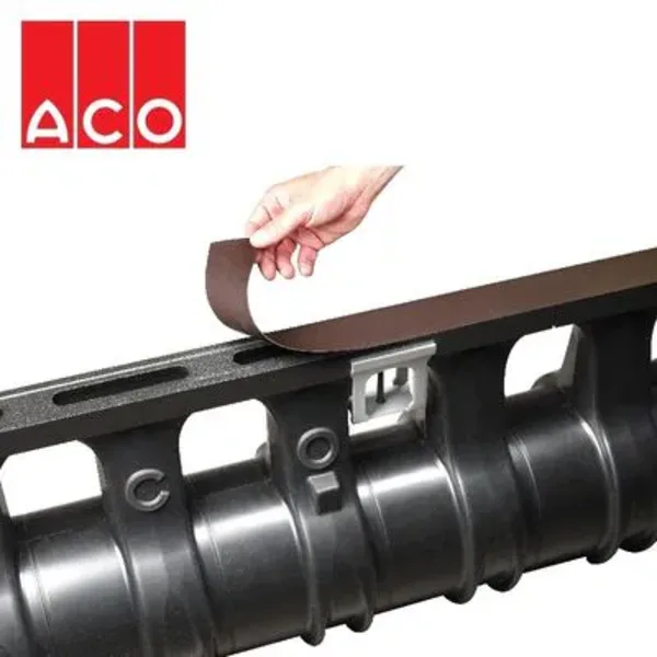 ACO Qmax Sfero Döküm Demir Kenar Ray Koruyucusu - 15. 25 m Roll