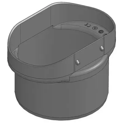 Hauraton DRIVETEC PA/ST Boru Bağlantısı - 110 mm