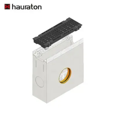 Hauraton Faserfix SUPER 100 Toplama Ünitesi ve F900 Cıvatalı Sfero Döküm Demir Yarıklı Izgara