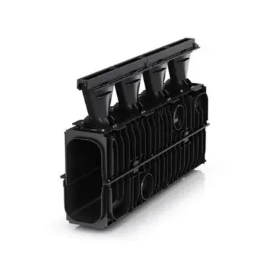 Hauraton Recyfix HiCapF 8000 F900 Kanal ve 14 mm Sfero Döküm Demir Yarıklı Izgara — 1000 mm