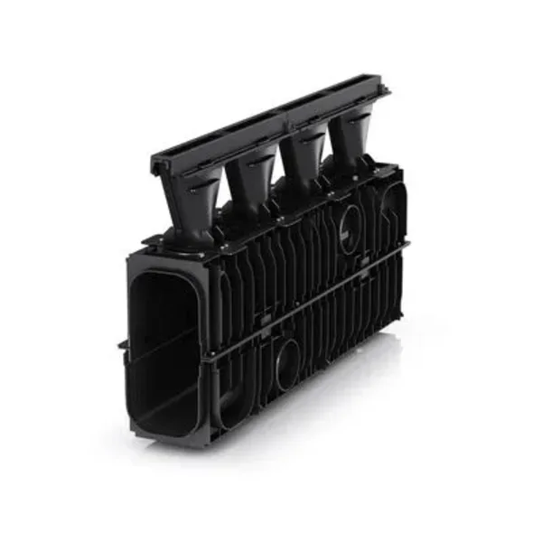 Hauraton Recyfix HiCapF 8000 F900 Kanal ve 14 mm Sfero Döküm Demir Yarıklı Izgara — 1000 mm