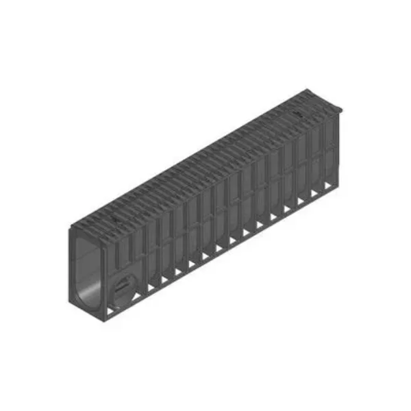 Hauraton Recyfix MONOTEC 100 D400 Kanal Drenaj ve Fibretec HeelSafe Izgara - 1000 mm