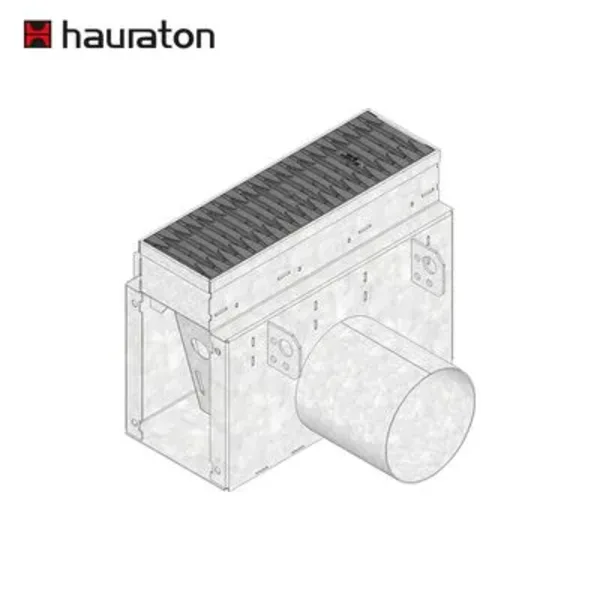 Hauraton Recyfix MONOTEC 100 Toplama Ünitesi ve Fibretec HeelSafe Izgara