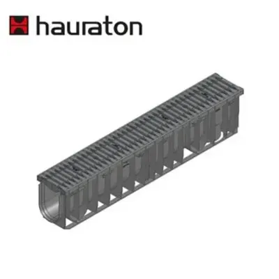 Hauraton Recyfix Pro 100 Fibretec Izgaralı Kanal Drenaj — 160×250×1000 mm C250