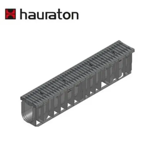 Hauraton Recyfix Pro 100 Fibretec Izgaralı Kanal Drenaj — 160×250×1000 mm C250