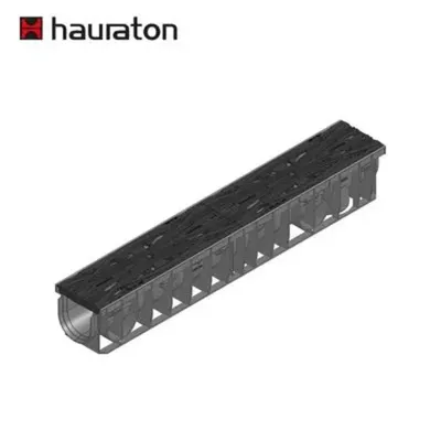 Hauraton Recyfix Pro 100 Kanal ve Metropolis Sfero Döküm Demir Izgara - D400