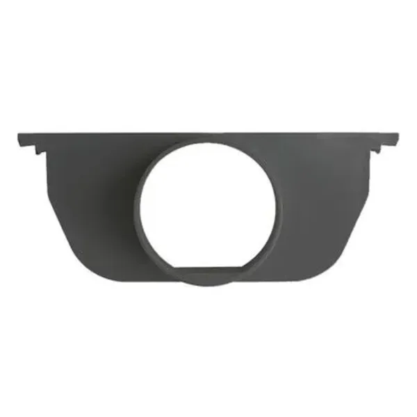 Polydrain A15 Düşük Profilli Kanal Drenaj Çıkışlı Uç Kapağı gri