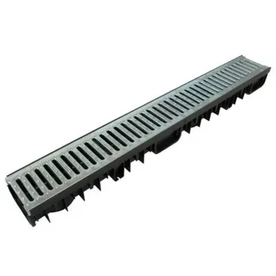 StormDrain Plus B125 Galvanizli Kanal Drenaj - 1 m
